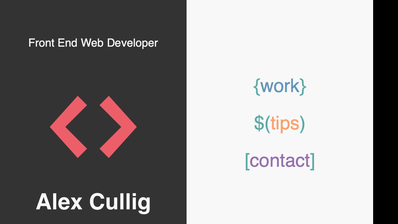 aculligan.github.io screenshot thumbnail