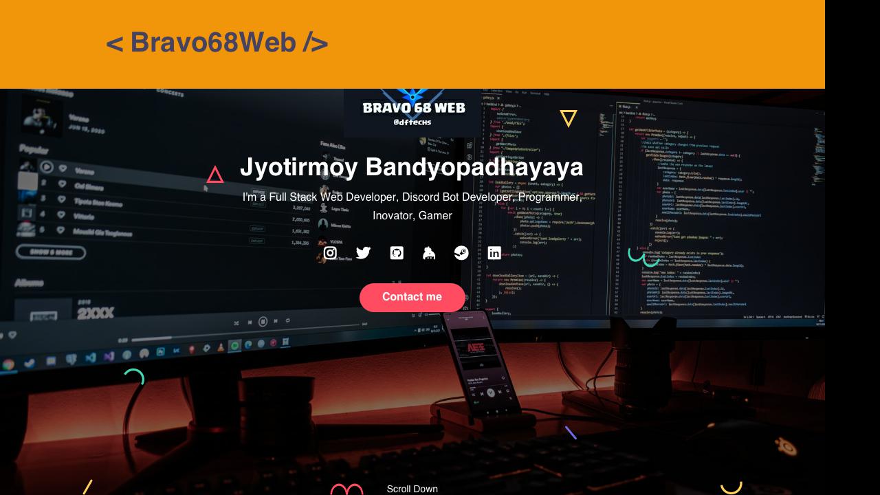 bravo68web.github.io screenshot thumbnail