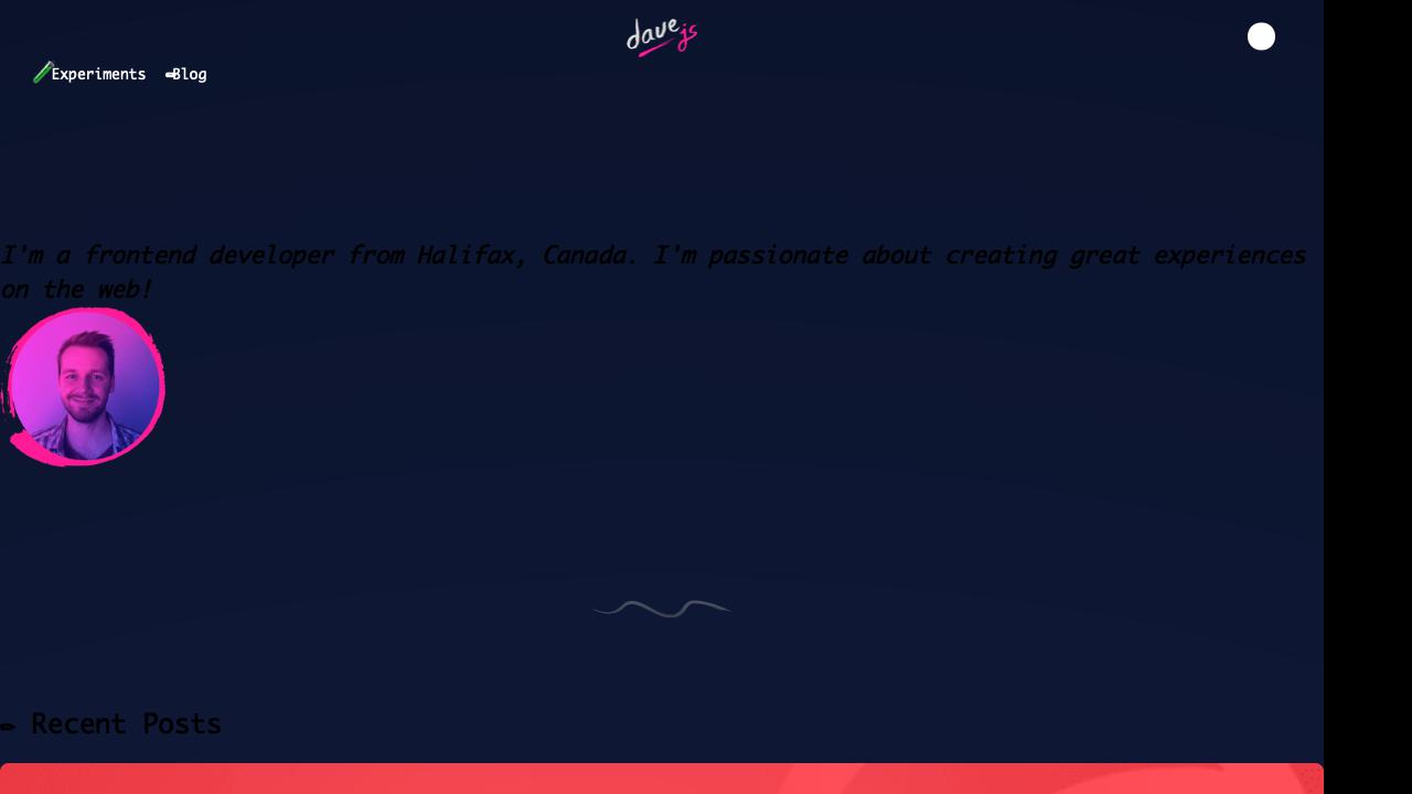 davejs.netlify.app screenshot thumbnail