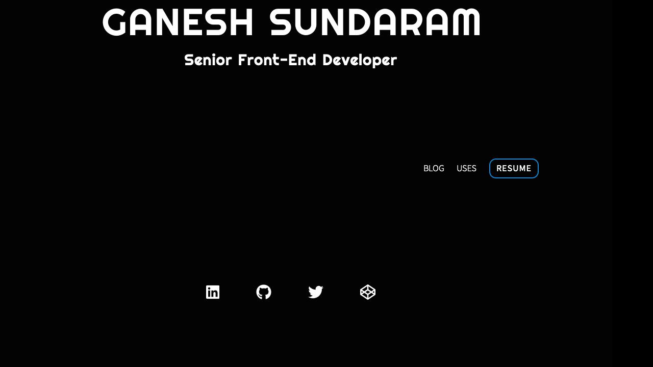 ganeshsundaram.vercel.app screenshot thumbnail