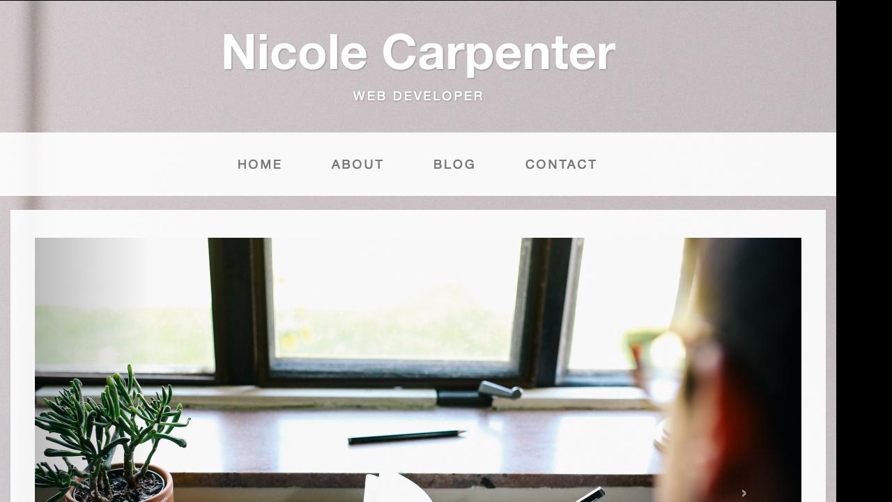 nicolecarpenter.github.io screenshot thumbnail