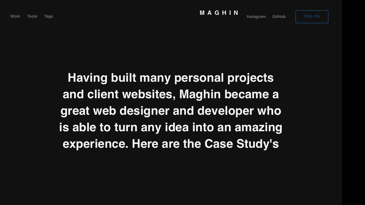 maghin.netlify.app screenshot thumbnail
