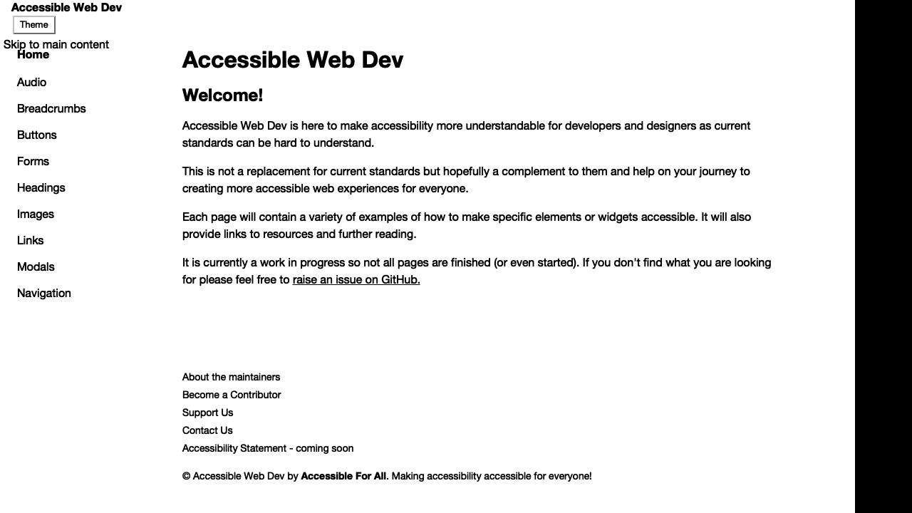accessiblewebdev.netlify.app screenshot thumbnail